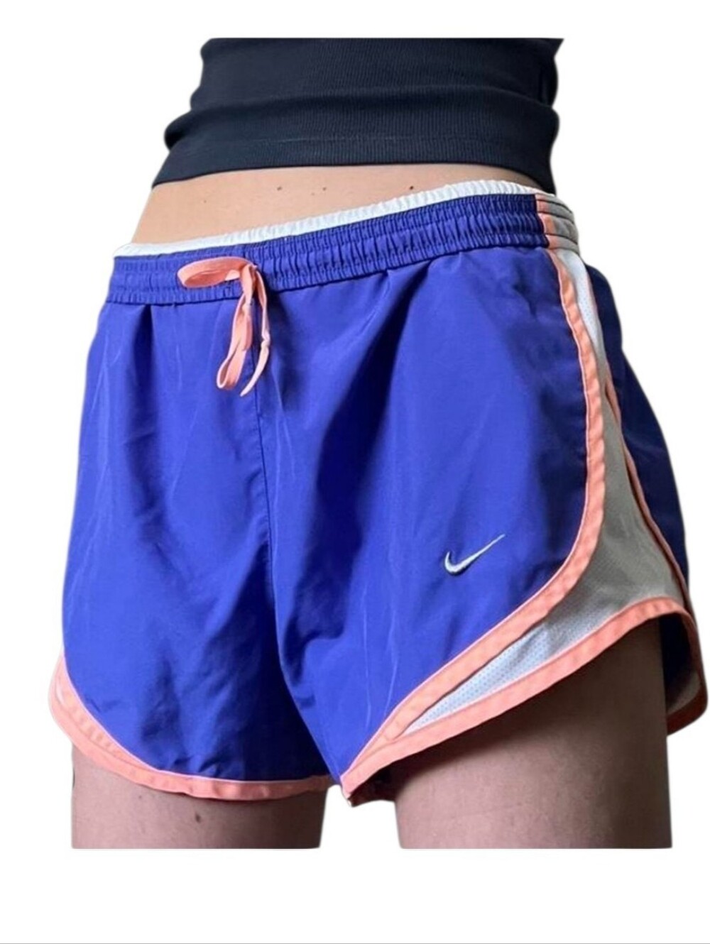 Nike Women's Purple  Pullover Running Shorts with Pink Trim